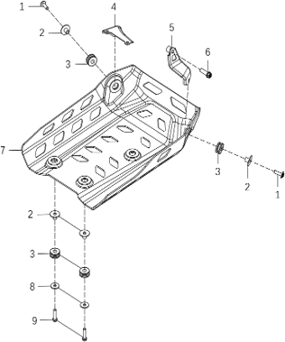 Lower engine guard E5+