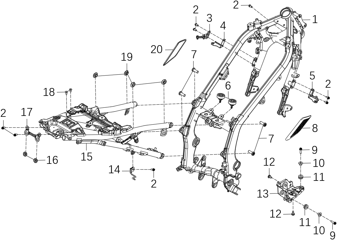 Frame & Sub frame E5+