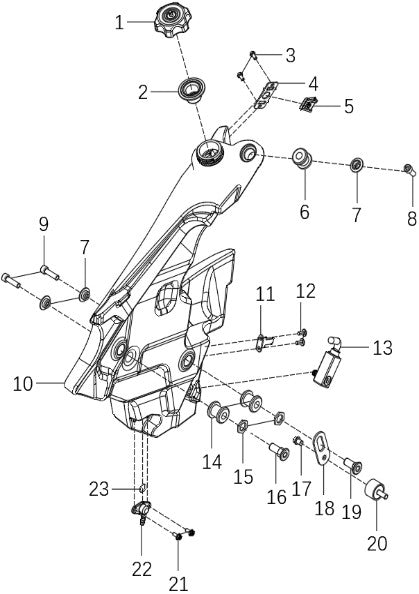 Front Fuel tank - Left