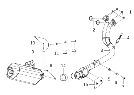 Muffler & exhaust pipe